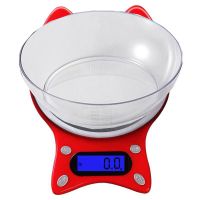 电子秤充电电池小型精准克称家用烘焙食物台秤厨房多功能克重0.01|3公斤猫头鹰电子秤(电池款)送托盘