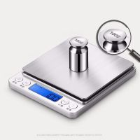 精准厨房秤重0.1迷你电子称0.01g天平珠宝称烘焙称食物称重器克称|充电加大款5公斤0.5克加砝码防水贴