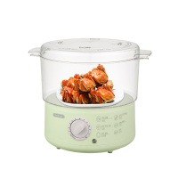 电蒸锅多功能家用小型双层蒸汽锅早餐机大容量自动断电蒸笼|抹茶绿单层