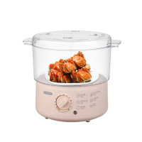 电蒸锅多功能家用小型双层蒸汽锅早餐机大容量自动断电蒸笼|茱萸粉单层