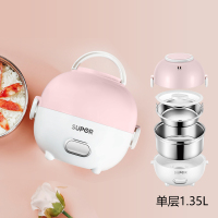 电热饭盒保温可插电加热自热饭盒保温桶蒸饭神器上班族便携|单层1.35L