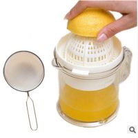 新款加厚 破损包赔 手动榨汁机家用榨汁器便捷迷你榨汁机小型辅食|榨汁机[400ML]+过滤网