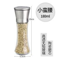 304不锈钢黑胡椒研磨器 花椒海盐绿豆小米磨碎器 厨房调味瓶罐|陶瓷芯小蛮腰