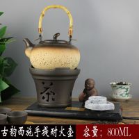 陶瓷电茶炉功夫煮茶器玻璃煮茶炉黑茶养生电热烧水壶泡茶煮水茶炉|古韵耐火西施壶(石磨圆炉)