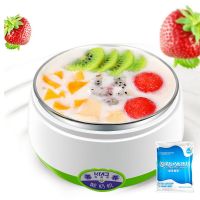 全自动酸奶机自制酸奶 家用多功能自制米酒机|钢胆酸奶机+10小包佰生优