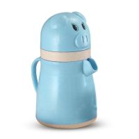 多功能手动榨汁机家用果汁机小型学生迷你便捷橙汁水果榨汁器手压|ZHU大号-蓝色+棒冰方+陶瓷水果刀