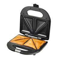 三明治机早餐机帕尼尼机烤面包片机吐司机家用煎蛋煎牛排双面加热|不锈钢三角款