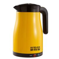 电热水壶保温304不锈钢电水壶自动断电烧水壶快速煲开水壶热水壶|1.5L柠檬黄