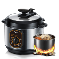 / my-qc50a5新款联保电压力锅5l升双胆家用高压饭煲|黑色4升单胆W12PCH402E