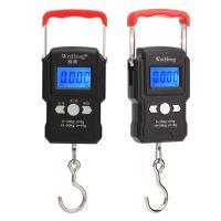 电子称手提秤便携高精度家用称重厨房秤50kg迷你弹簧秤行李快递秤|蓝光中文50公斤大屏幕