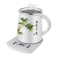 陶瓷养生壶1.5l/1.8l全自动智能烧水壶预约定时煎中药煮茶器|陶瓷-D02竹报平安