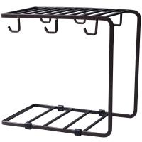 欧式小奢华描金边咖啡杯碟套装陶瓷家用下午茶具咖啡器具配杯架|咖啡杯架(可挂6杯)