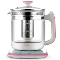 玻璃壶电热水壶开水壶保温不锈钢热水壶家用快速壶电烧水壶电水壶|粉色带过滤桶