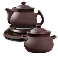 小型紫砂家用煎药壶中药壶煎中医煲药全自动电熬药砂锅药罐煲|10L壶A(ZS)+10L煲C(ZS)+赤底座A