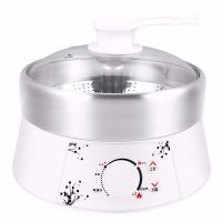 全自动智能升降火锅家用多功能分体式电蒸煮炉脱糖电火锅电蒸锅|机械版5L白色