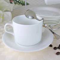欧式陶瓷杯咖啡杯套装具创意简约家用咖啡杯子6件套下午茶 送架子|纯白一杯碟送勺