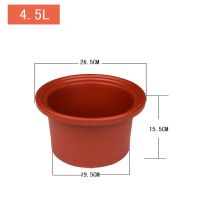 电炖锅砂内胆 砂锅内胆陶瓷炖锅锅盖盖子1.5l 2.5l 3.5l 4.5l 6l|单内胆4.5L(没盖子)