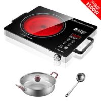 3500w爆炒电陶炉家用智能定时大炉盘火锅烧烤光波炉煮茶炉|3500W升级爆炒电陶炉+汤锅