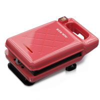 三明治机早餐机面包机烤土司家用小型压烤机多功能轻食机|海棠红