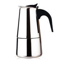 不锈钢摩卡壶意式不锈钢咖啡壶配小电炉组合套装电热炉咖啡加厚|常规款4号壶200ML 单个咖啡壶送五赠品