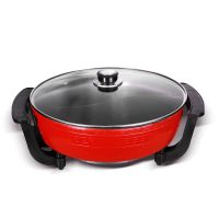 韩式鸳鸯锅多功能电热锅插电电火锅家用锅电煮锅大容量一体不粘锅|鸳鸯锅