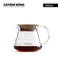 手冲咖啡壶 家用耐热玻璃滴漏壶360/600ml 云朵分享壶|360ml