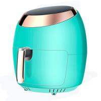 小升级智能触摸屏大容量空气炸锅多功能家用无油薯条机电炸锅|天蓝色(大陆专用)220V