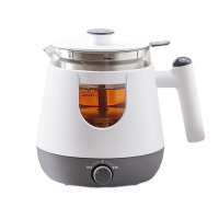 智能煮茶器 黑茶蒸汽煮茶壶泡茶养生壶全自动普洱电茶壶|JP-ZC01J旋钮款 标配+公道杯+直筒杯+茶刀茶垢剂