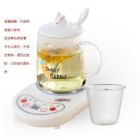 煮茶神器小型养生壶迷你办公室烧茶炉mini花茶壶电炖杯玻璃烧水壶|升级款(快一倍)360w+萝卜C+滤芯