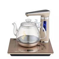 自动上水壶小茶炉电热水壶自动抽水电茶炉旭电抽水式烧水壶|全自动金色玻璃壶01B 全自动