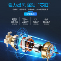 工业电风扇强力落地大功率牛角扇家商用车间工厂饭店大风力壁挂式