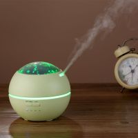 香薰灯精油灯喷雾机加湿器专用浪漫薰炉光影家用卧室香香薰机精油|光影绿色+4只精油