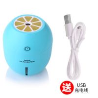 迷你家用静音香薰灯加湿器卧室保湿加湿器学生喷雾器同款车载|蓝色+植物香薰精油1瓶