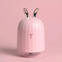 小型迷你萌鹿静音网红麋鹿加湿器usb卧室香薰机|粉兔