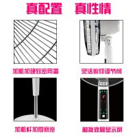 16寸遥控触屏落地扇家用立式电风扇静音节能大风力定时摇头重底盘