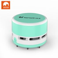迷你桌面清洁器吸尘器学生吸橡皮擦渣铅笔键盘电池款屑灰尘型|常规款蓝色