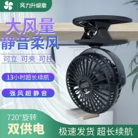 学生小风扇usb电风扇迷你夹子宿舍床上桌面静音电扇夹扇办公室