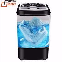 洗鞋神器衣鞋两用鞋机迷你洗鞋机器半大小款洗全自动|标洗洗衣洗鞋带沥水+黑(42码以下) 保修十年+蓝光抑菌消毒