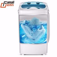 洗鞋神器衣鞋两用鞋机迷你洗鞋机器半大小款洗全自动|标洗洗衣洗鞋带沥水+蓝(42码以下) 保修十年+蓝光抑菌消毒