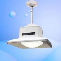 麻将机棋牌室会所专用空气净化器抽烟机家用房间排二手烟吸烟宝灯|白色C款一个灯