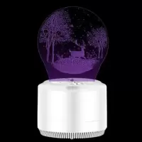 宿舍灭蝇灭蚊器捕蚊灯光触媒灭蚊灯卧室驱蚊神器办公室led新款usb|3d灭蚊灯