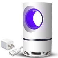 驱蚊器灭蚊灯led插电诱器婴儿捕蚊神器无辐射usb家用静音室内卧室|[B款版]雅典白+适配器(天眼)