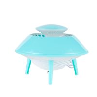 光触媒德国灭蚊灯光催化驱蚊黑吸入式家用夏日灭蚊神器科技静音|飞碟款绿色 常规款[不带适配器]