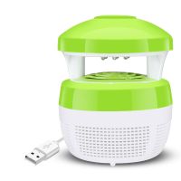 灭蚊灯家用灭蚊器静音usb驱蚊器孕妇婴儿适用卧室灭蚊神器插电式|高效增强款浅绿色[抓不到免费退]