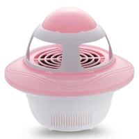 灭蚊灯家用静音无辐射室内灭蚊插电式驱蚊吸蚊子卧室防蚊捕蚊神器|飞碟-粉红