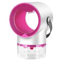 灭蚊灯神器驱蚊驱蚊器发光家用灭蚊除蚊神器驱蚊器usb车载光触媒|粉白星空[透明底] usb+适配器