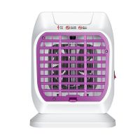 电子捕蚊苍蝇灯杀菌神器家用电击吸入式光触媒灭灭蚊灯灭蚊器驱蚊|白色方形灭蚊