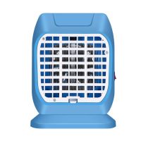 电子捕蚊苍蝇灯杀菌神器家用电击吸入式光触媒灭灭蚊灯灭蚊器驱蚊|蓝色方形灭蚊