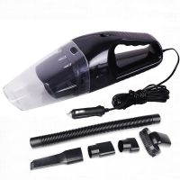 车载吸尘器车用超大功率干吸尘器吸力汽车用品湿两用车载|黑色升级款[1带5]