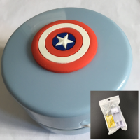 充电桌面吸尘器迷你车载吸尘器送充电器及电池|充电款蓝色(美国队长)